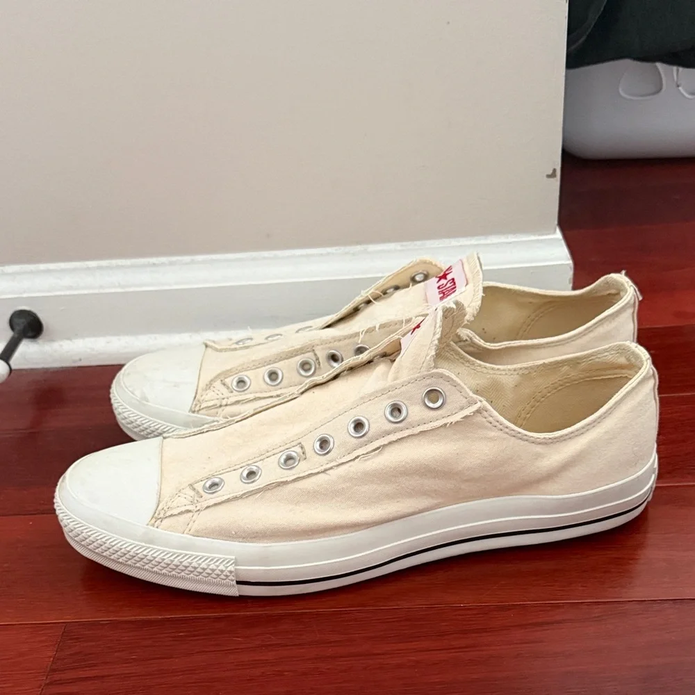 Converse Off-White Slip-On Sneakers - Picture 2 of 3
